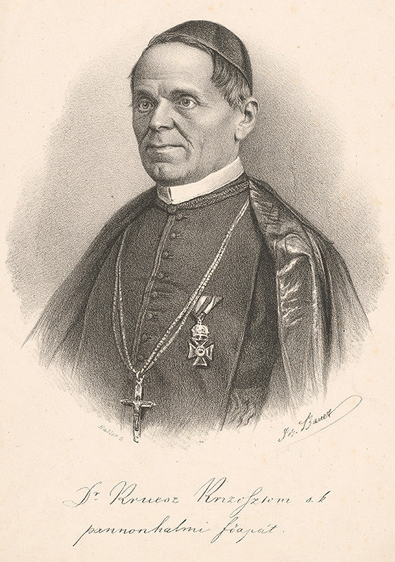 G. Haller, Joseph Anton Bauer – Portrét Dr. Kreusza Krizosztoma 