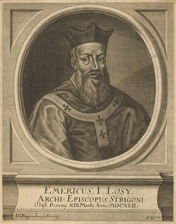Jeremias Gottlob Rugendas – Portrét Emericusa I.Losy