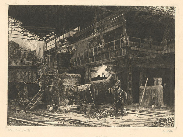 Stredoeurópsky grafik z 20. storočia – Oceliareň