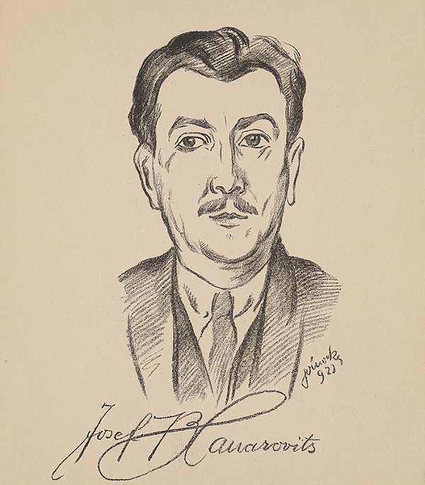 Teodor Janoška – Portrét maliara Jozefa Blanarovitsa