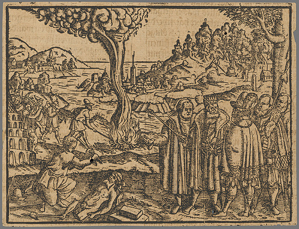 Stredoeurópsky grafik zo 16. storočia – Výjav zo Starého zákona 14. 