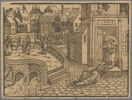 Stredoeurópsky grafik zo 16. storočia – Výjav zo Starého zákona 17. 