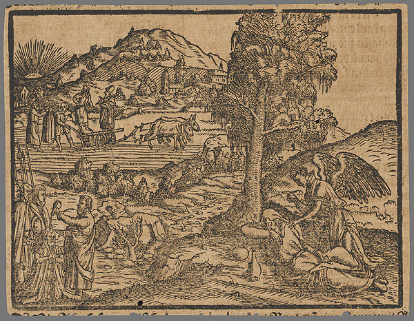 Stredoeurópsky grafik zo 16. storočia – Výjav zo Starého zákona 20. 