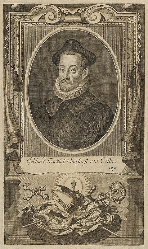 Stredoeurópsky grafik z 1. polovice 18. storočia – Portrét Gebharda Trucksasa