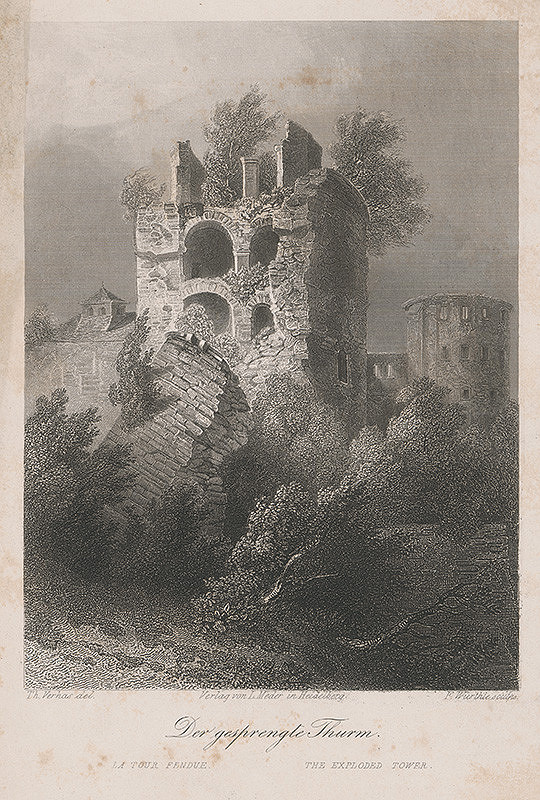 Karl Friedrich Würthle, Theodor Verhas – Zrúcanina veže