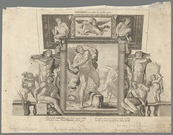 Taliansky grafik z prelomu 17. - 18. storočia – Ganymedes