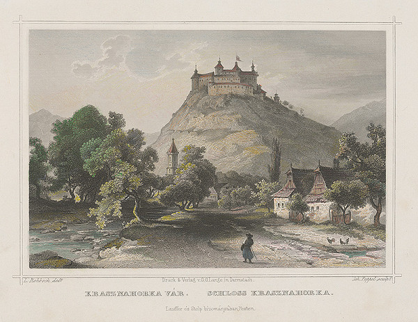 Ludwig Rohbock, Johann Gabriel Friedrich Poppel – Pohľad na Krásnu Hôrku