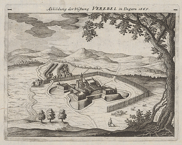 Stredoeurópsky grafik zo 17. storočia – Pevnosť Vráble