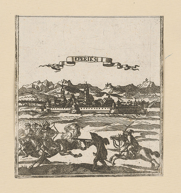 Stredoeurópsky grafik zo 17. storočia – Pohľad na Prešov