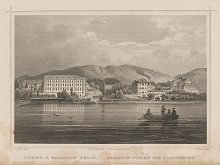 Ludwig Rohbock, Carl Rohrich – Pohľad na Füred od Balatonu 