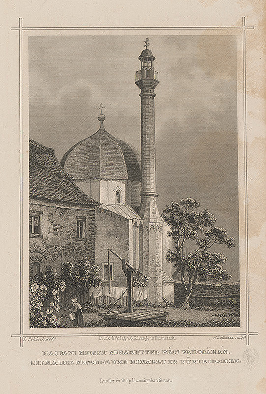Anton Rottmann, Ludwig Rohbock – Mešita s minaretom v Pecsi