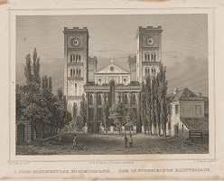 Ludwig Rohbock – Hlavné priečelie katedrály v Pécsi 