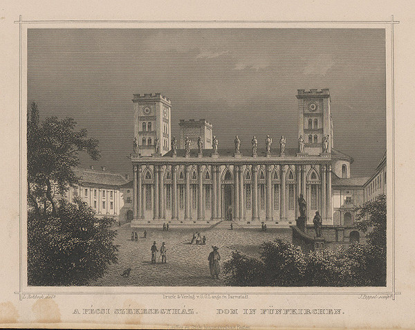 Johann Gabriel Friedrich Poppel, Ludwig Rohbock – Katedrála v Pécsi 