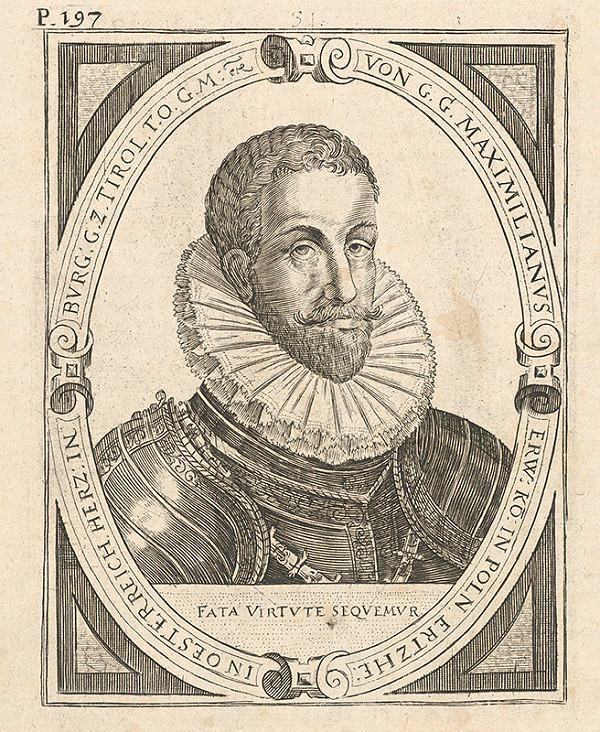 Johann Sibmacher – Portrét cisára Maximiliána II.