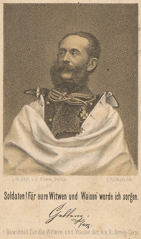 Eduard Klimek, C. Bollmann – Portrét generála Gablanza 