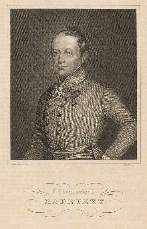 Gustav Wolf – Portrét generála Radetzkého
