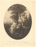 Angelica Kauffmann, Thomas Burke – Lady Rushout s dcérou 