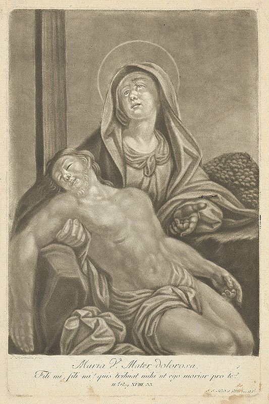 P. Hartmann, Johann Jacob Haid – Pieta