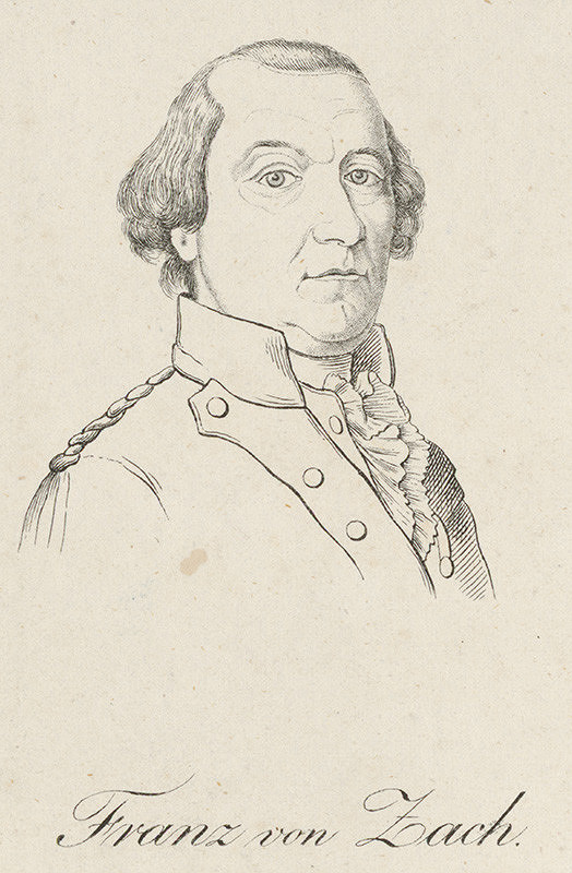 Stredoeurópsky grafik z 19. storočia – Portrét Františka Zacha