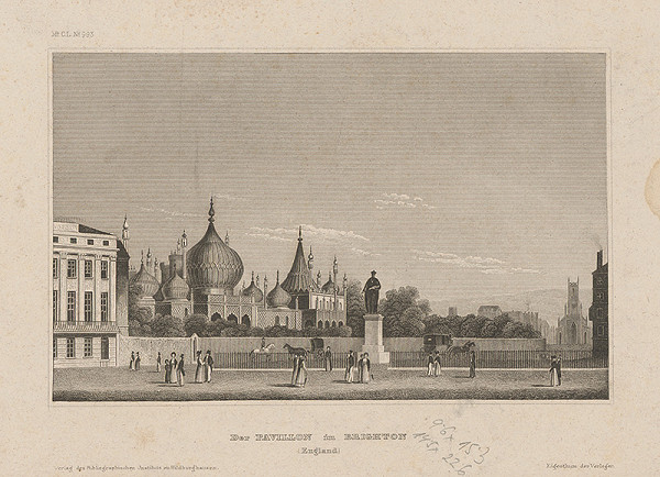 Stredoeurópsky grafik z 19. storočia – Pavilón v Brightone