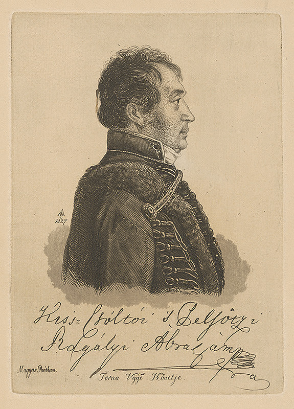 Ferdinand Karl Theodor Lütgendorff – Portrét Abraháma Rágalyiho