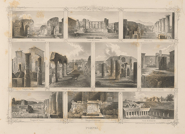 G.A. Troitzsch – Významné budovy v Pompejach