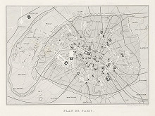 Adolphe Rouargue, Jean Baptiste Marie Chamouin – Plán Paríža 