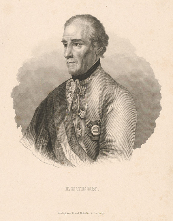 Stredoeurópsky grafik z 19. storočia – Portrét Loudona 