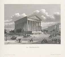 Adolphe Rouargue, Chamouin – Kostol La Madeleine v Paríži 