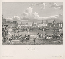 Adolphe Rouargue, Chamouin – Pohľad na nábrežie Paríža II. 