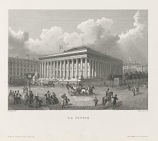 Adolphe Rouargue, Chamouin – Budova parížskej burzy 