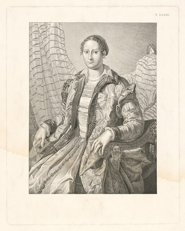 Stredoeurópsky grafik z prelomu 17. a začiatku 18. storočia – Portrét dámy