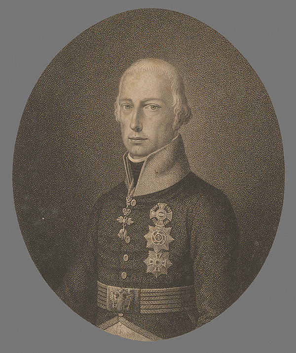 Stredoeurópsky grafik z 18. storočia – Portrét Františka I.
