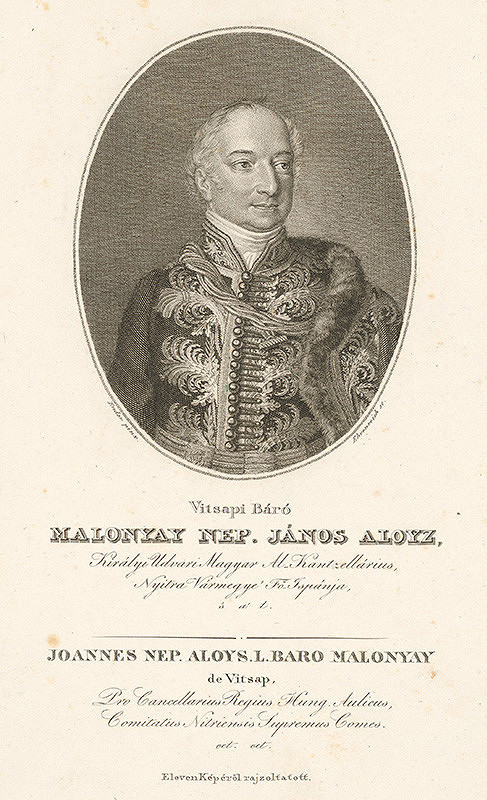 Johann Nepomuk Ender, Adám Sándor Ehrenreich – Portrét J.A. Malonaya 