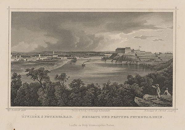 Ludwig Rohbock, K. Gunkel, Joseph Maximilian Kolb – Nový Sad a pevnosť Petrovaradín