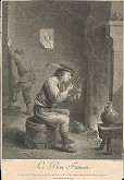 David Teniers, Jacques Nicolas Tardieu – Fajčiar 