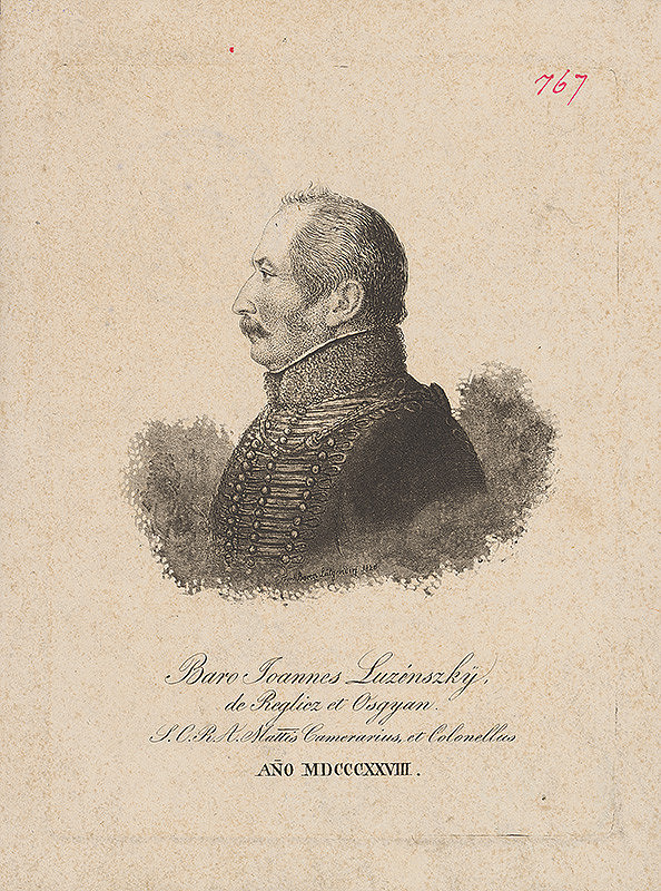 Ferdinand Karl Theodor Lütgendorff – Portrét baróna Jána Luzenského