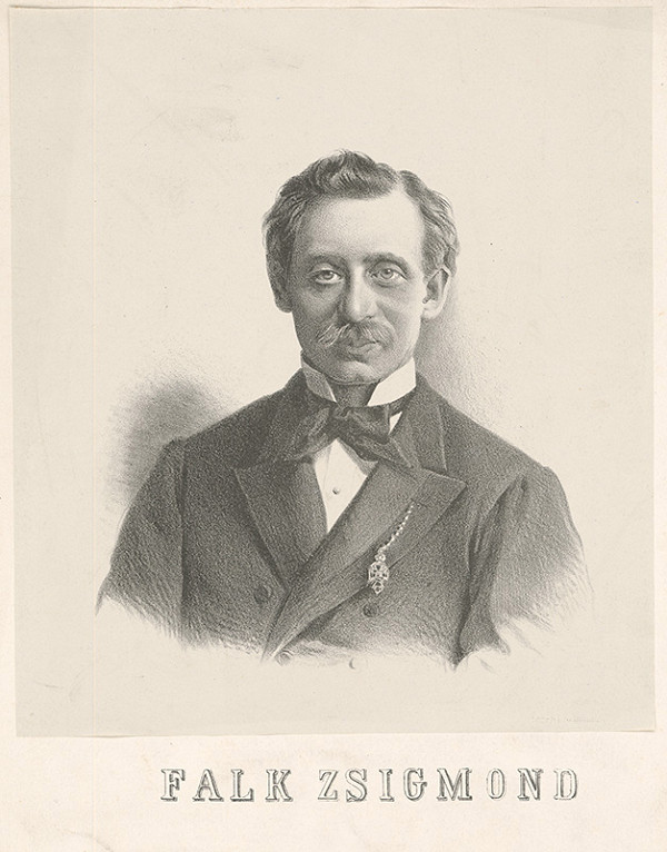 Stredoeurópsky grafik z 19. storočia – Žigmund Falk