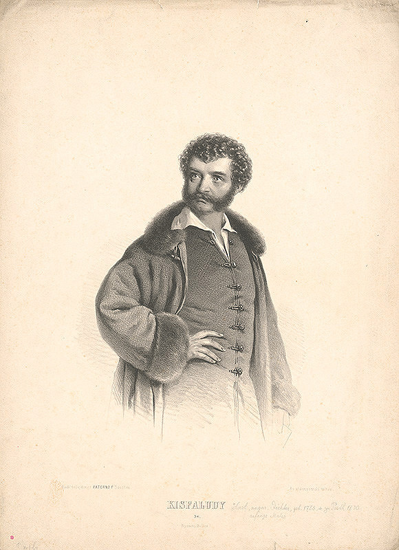 Stredoeurópsky grafik z 19. storočia – Kisfaludy Karol