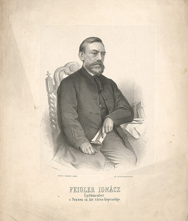 Stredoeurópsky grafik z 19. storočia – Ignác Feigler - staviteľ