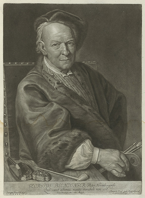 Ján Kupecký, Bernhard Vogel – Portrét norimberského maliara Georga Blendingera