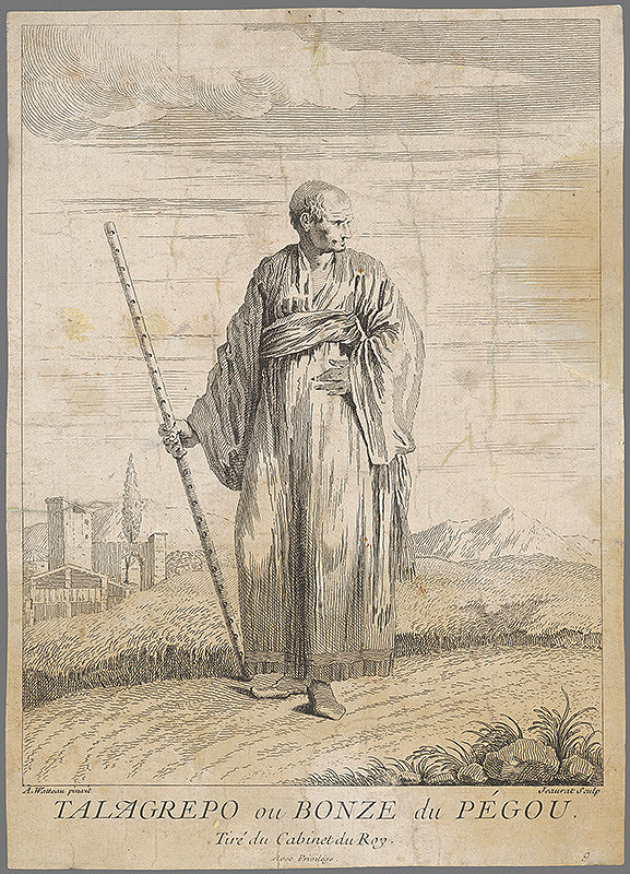 Antoine Watteau, Edme Jeaurat – Talagrepo alebo Bonze z Pegou