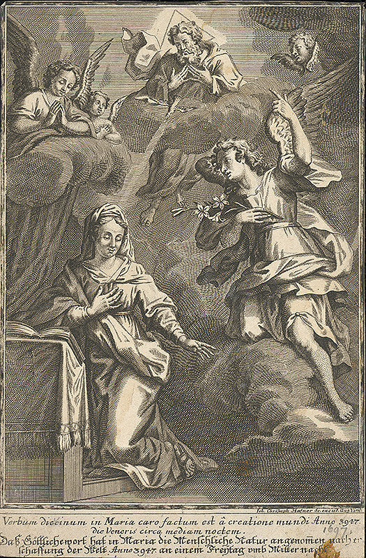 Johann Christoph Haffner – Zvestovanie Panne Márii