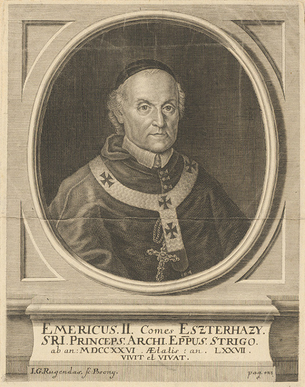 Jeremias Gottlob Rugendas – Portrét Emericusa II. grófa Eszterházyho