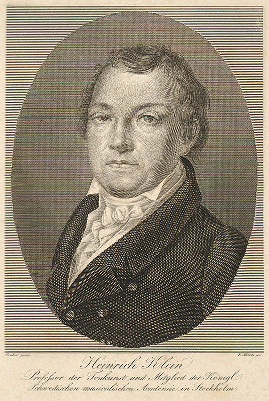 Gruber, Friedrich Miletz – Portrét Heinricha Kleina (1756-1832)