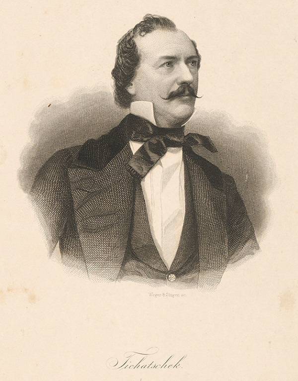 August Weger, Johann Paul Singer – Portrét Tichaschka