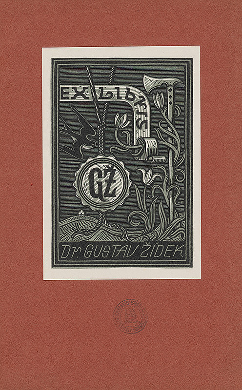 Stredoeurópsky grafik z 20. storočia – Ex libris Dr. Gustav Žídek
