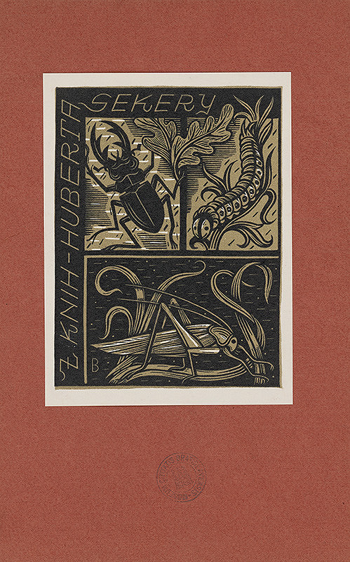 Stredoeurópsky grafik z 20. storočia – Ex libris Huberta Sekery