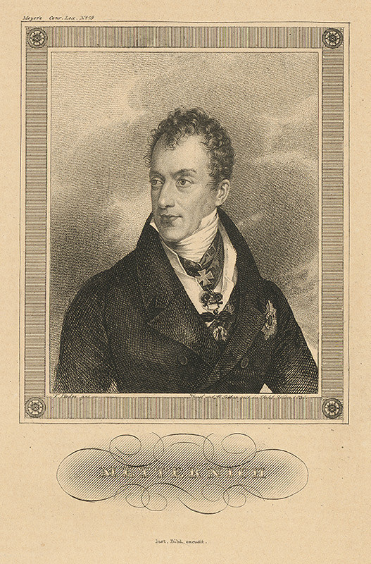 Franz Stöber, Kyril Stöber, Friedrich Johann Gottlieb Lieder – Portrét Metternicha