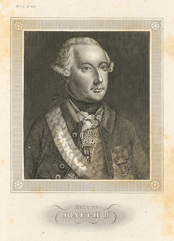 Stredoeurópsky rytec – Portrét Jozefa II.
